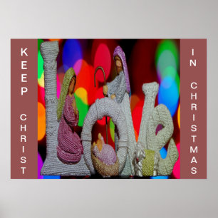 Keep Christ In Christmas Poster