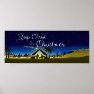 Keep Christ in Christmas Poster