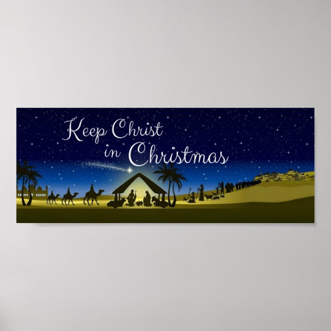 Keep Christ in Christmas Poster (Front)