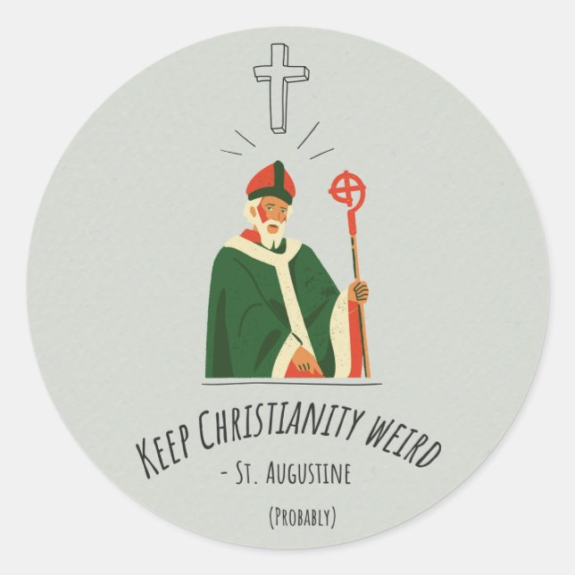 Keep Christianity Weird Sticker (Front)