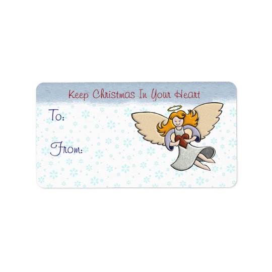 Keep Christmas In Your Heart Address Label