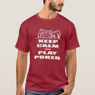 KEEP CLAM and  PLAY POKER T-Shirt