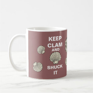 Keep Clam and Shuck It Mug