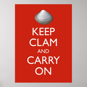 KEEP CLAM poster