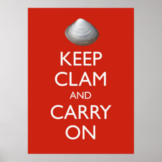 KEEP CLAM poster