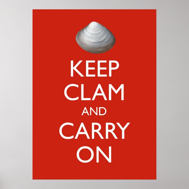 KEEP CLAM poster (Front)