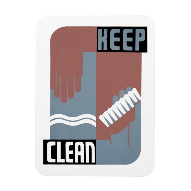 Keep Clean Magnet (Vertical)