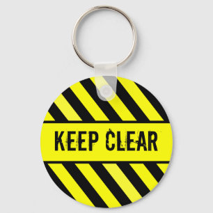 Keep Clear Key Ring