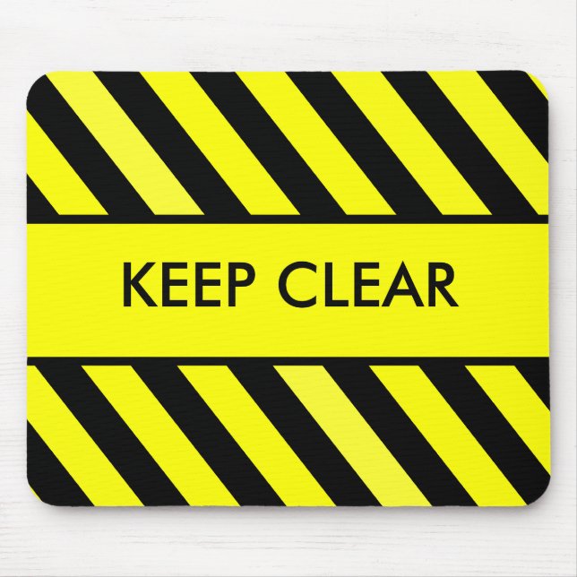 Keep Clear Mouse Pad (Front)