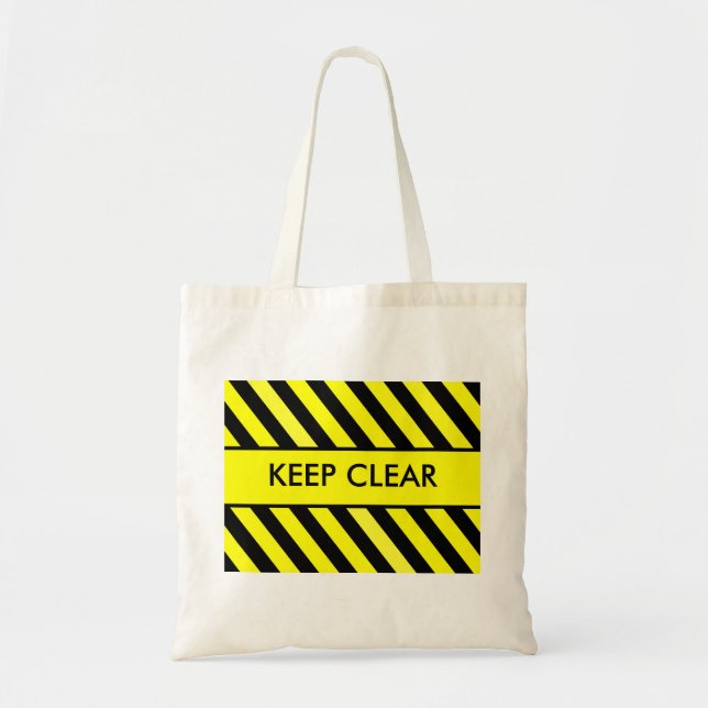 Keep Clear Tote Bag (Front)