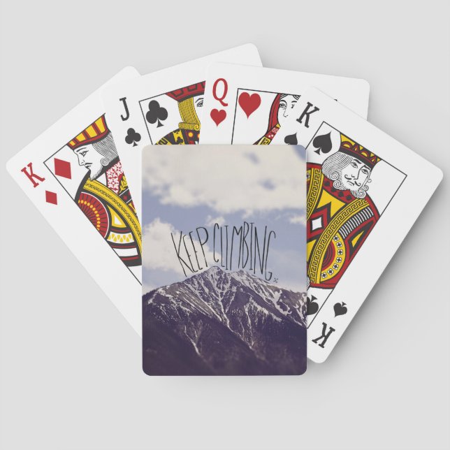 Keep Climbing Playing Cards (Back)