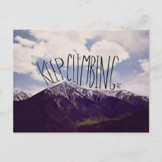 Keep Climbing Postcard