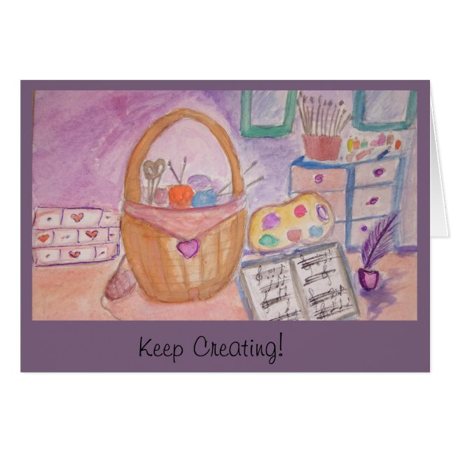 Keep Creating! (Front Horizontal)