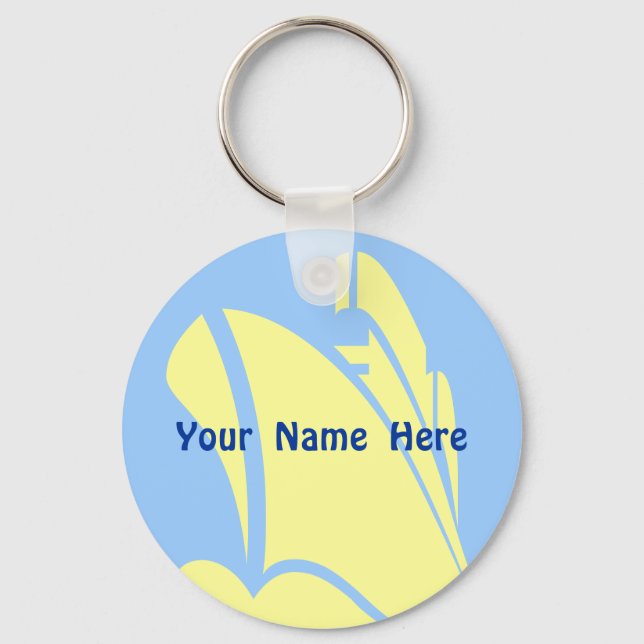 Keep Cruising Personalised Key Ring (Front)