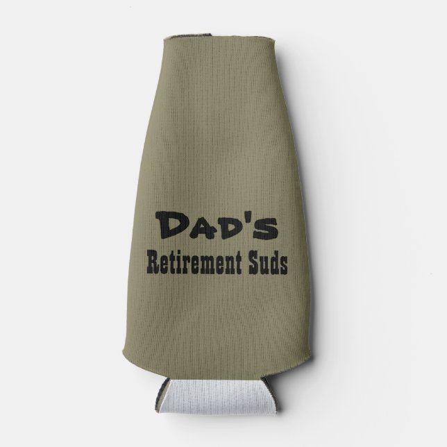 Keep dad's suds cool. bottle cooler (Front)