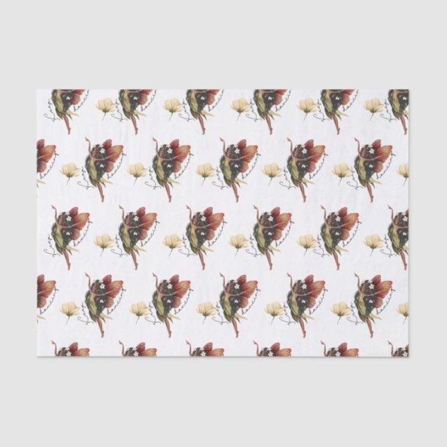 Keep Dancing Fairy Tissue Paper  (Front)