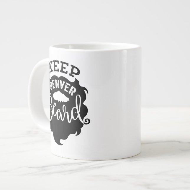 Keep Denver Beard MHAE Jumbo Mug (Front Left)