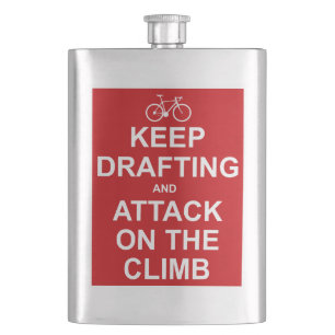 Keep Drafting And Attack On The Climb Hip Flask