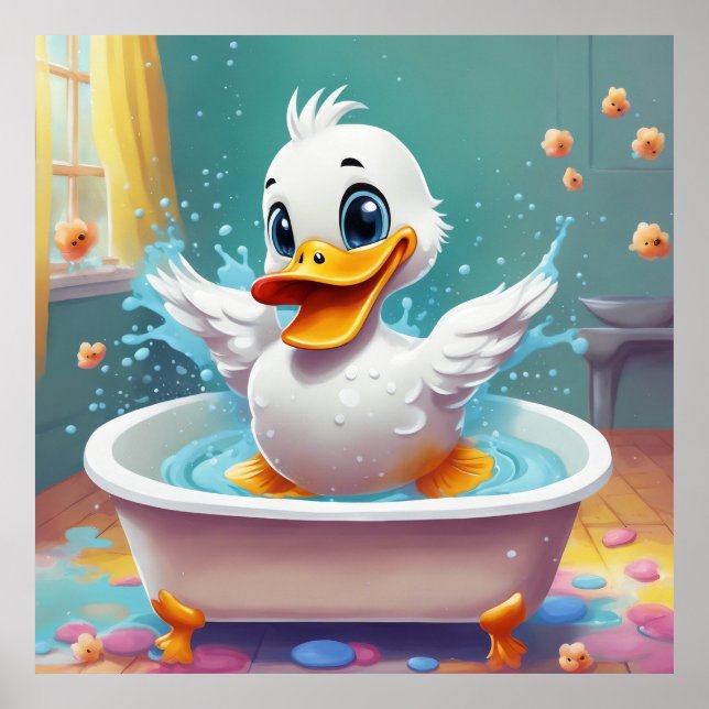 Keep Duck design  or design your own  Poster (Front)