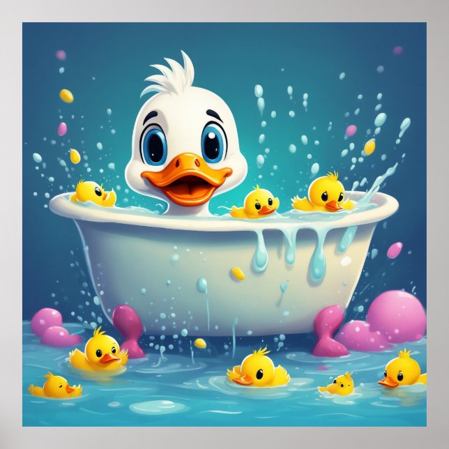 Keep Duck design  or design your own  Poster (Front)