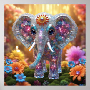 Keep Elephant design  or design your own  Poster