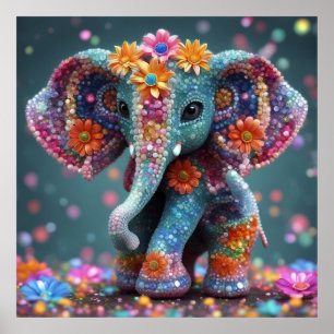 Keep Elephant design  or design your own  Poster