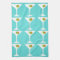 Keep 'Em Coming Martini Kitchen Towel (turquoise)