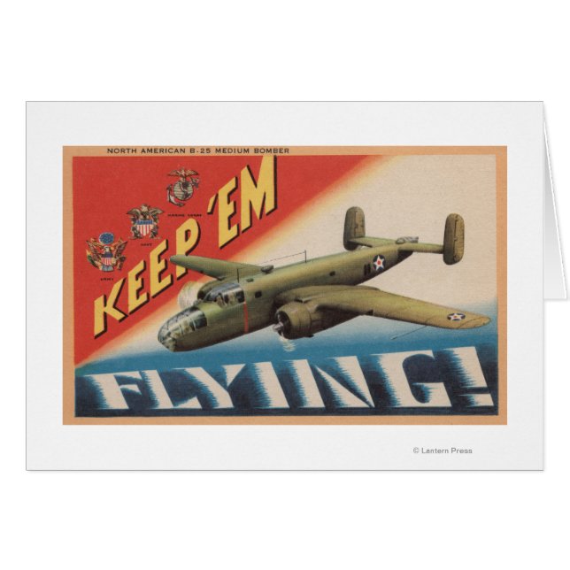 Keep 'Em Flying/B-25 Medium Bomber (Aeroplane) (Front Horizontal)