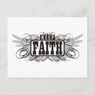 Keep Faith Postcard