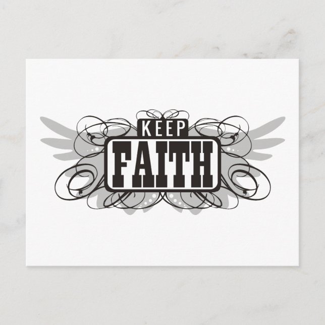 Keep Faith Postcard (Front)