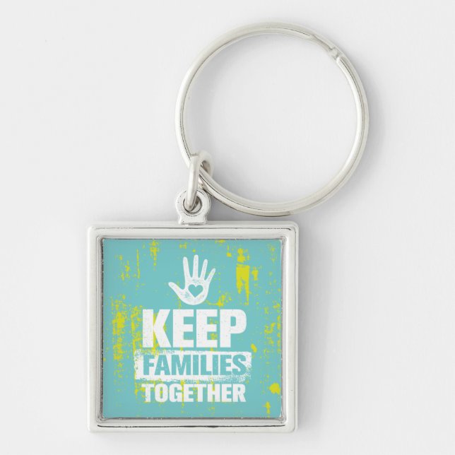 Keep Families Together Key Ring (Front)