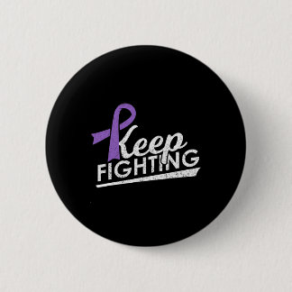 Keep Fighting Alzheimer's Epilepsy Warrior Awarene 6 Cm Round Badge