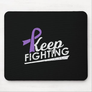 Keep Fighting Alzheimer's Epilepsy Warrior Awarene Mouse Pad