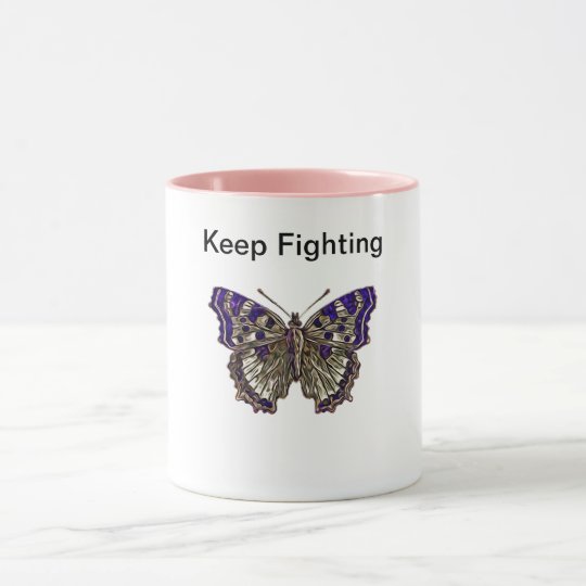 Keep Fighting Fibromyalgia Warrior Coffee Mug