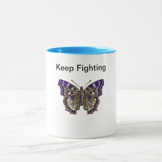 Keep Fighting Fibromyalgia Warrior Coffee Mug