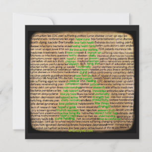 Keep Fighting on Lyme Disease Warrior Card