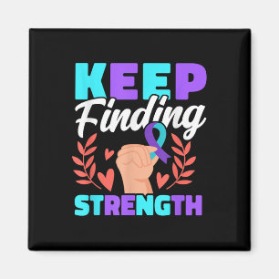 Keep Finding Strength Depression Awareness Magnet