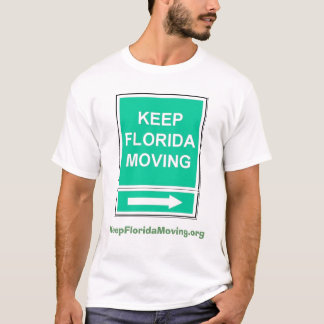 Keep Florida Moving t-shirt in white