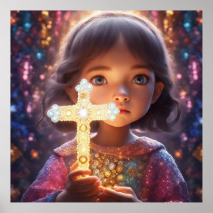 Keep Girl/Cross design or design your own Poster