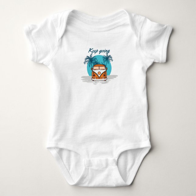Keep Going Baby Bodysuit (Front)