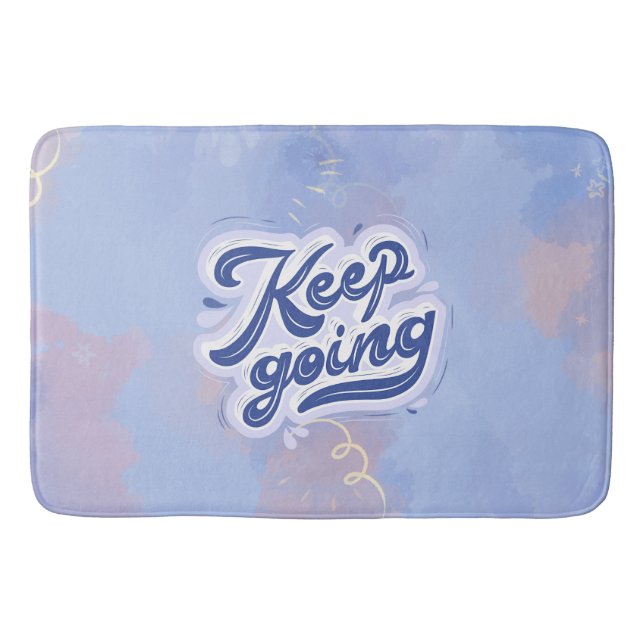 Keep Going Bath Mat (Front)