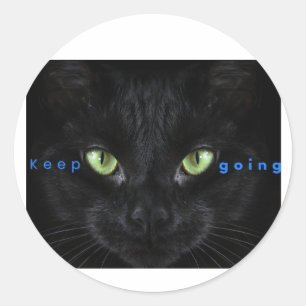 Keep going  classic round sticker