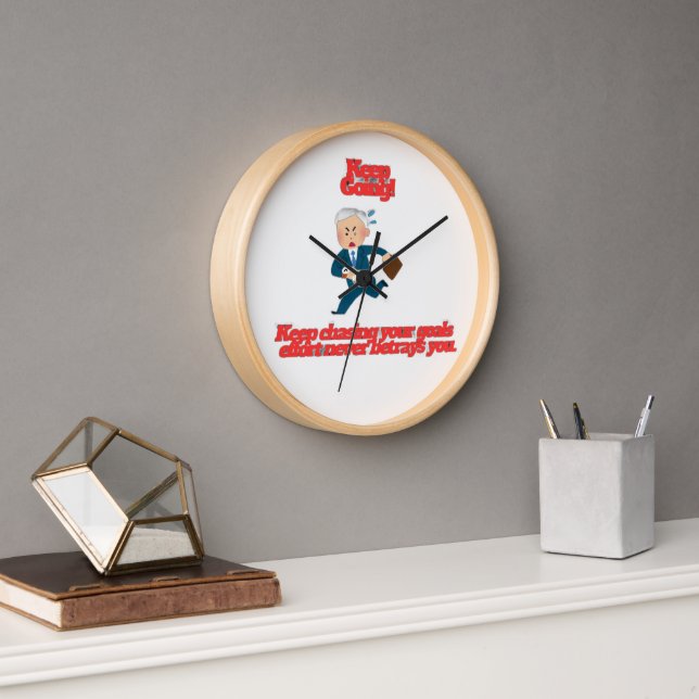 Keep Going Desgin a Clock (Office)