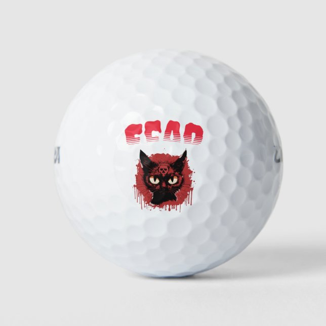 Keep Going Despite Fear Golf Balls (Front)