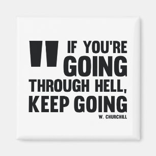 Keep going! - Inspirational magnet