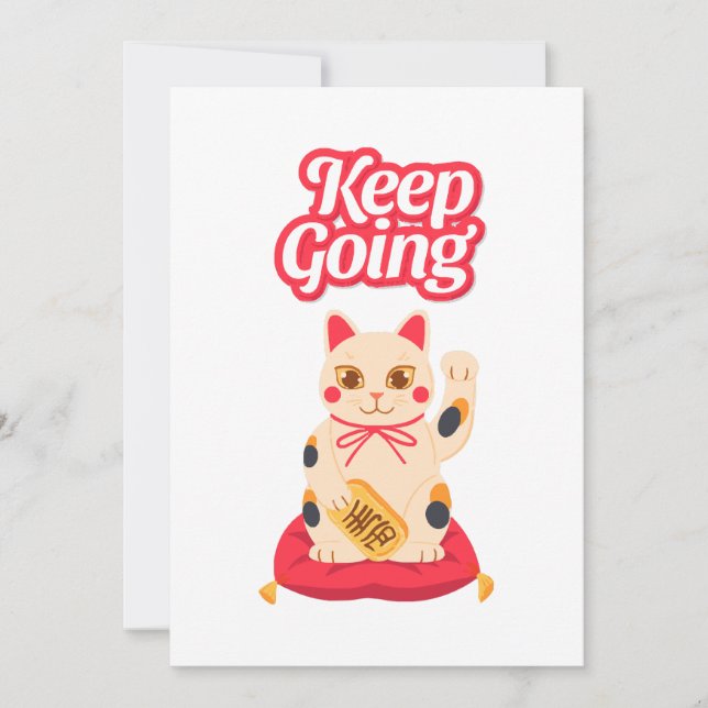 Keep Going Invitation (Front)
