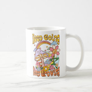 Keep Going, Keep Growing - Mushroom & Flower Coffee Mug