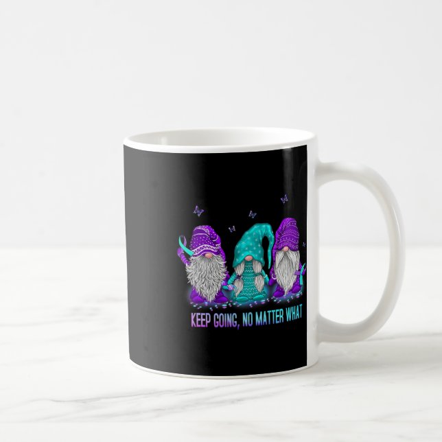 Keep Going No Problem What Gnome Suicide Preventio Coffee Mug (Right)