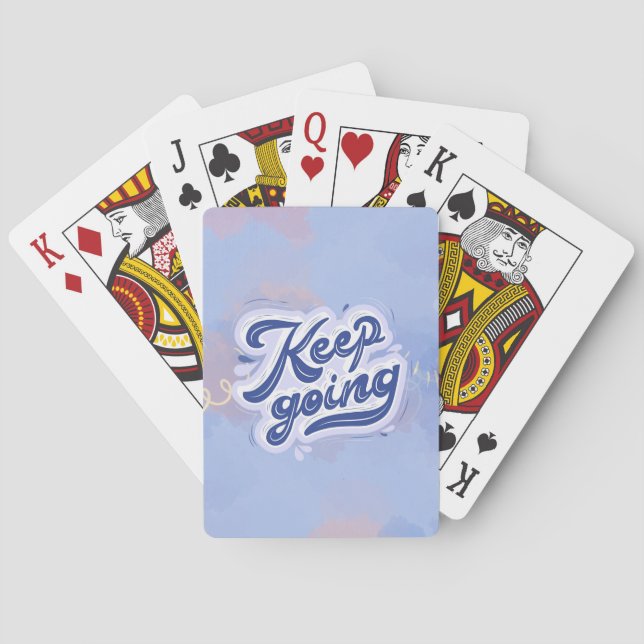 Keep Going Playing Cards (Back)