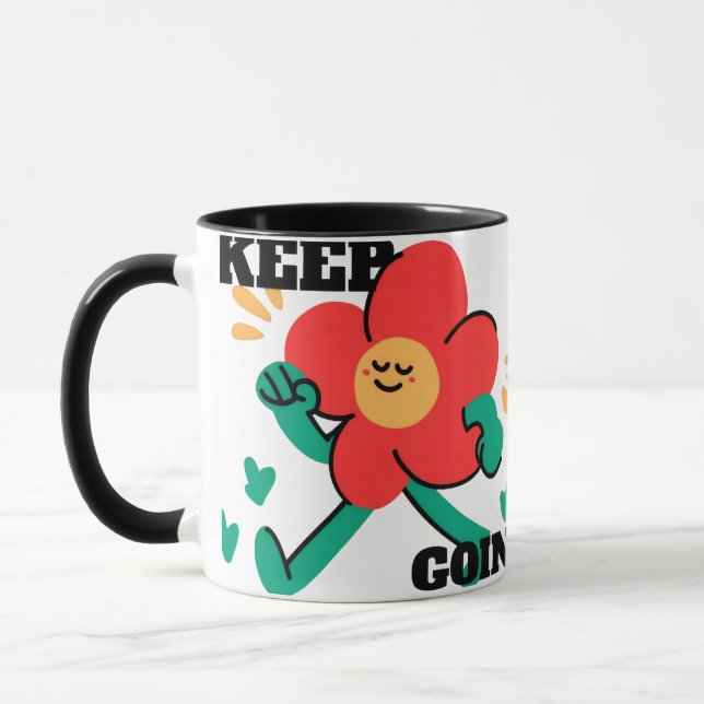 Keep Going – Positive Motivation  Mug (Left)